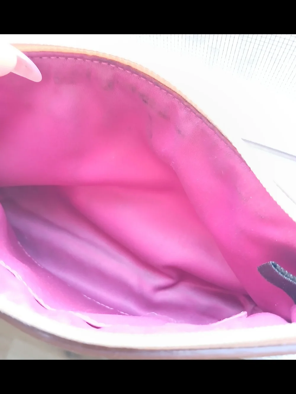 Coach Pink Signature Wristlet Clutch
